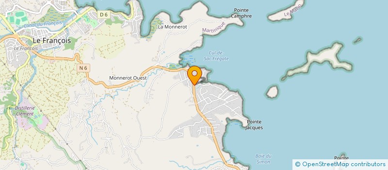 localisation de l'entreprise MONSIEUR RAYAN REINE DITE REINETTE  LE FRANCOIS