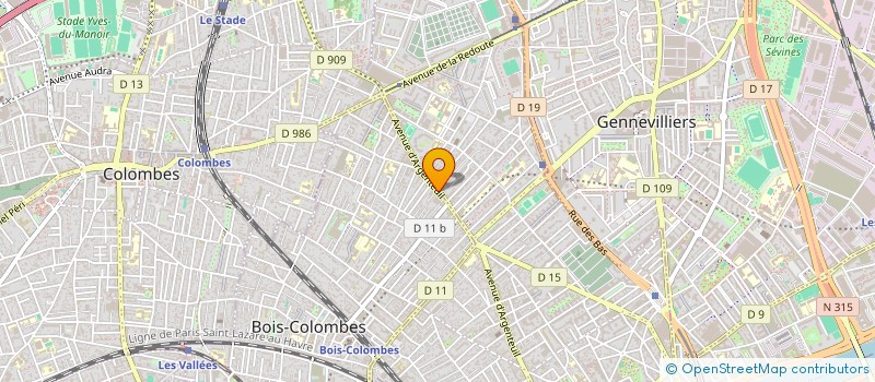 localisation de l'entreprise MONSIEUR RAYAN SAFER à BOIS-COLOMBES