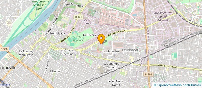 localisation de l'entreprise MONSIEUR RAYAN SAIDANI  SARTROUVILLE