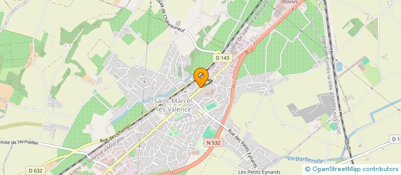 localisation de l'entreprise MONSIEUR RAYAN SETITI  SAINT-MARCEL-LES-VALENCE