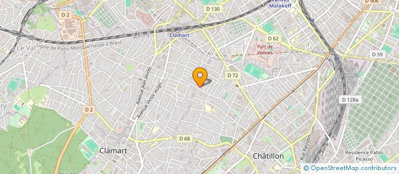 localisation de l'entreprise MONSIEUR RAYAN SLIMANI à CHATILLON