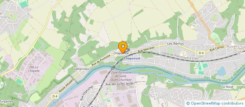 localisation de l'entreprise MONSIEUR RAYAN SOUISSI  AUVERS-SUR-OISE