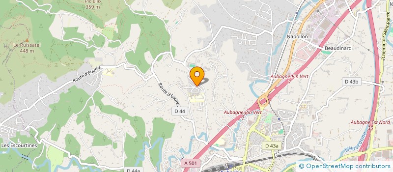 localisation de l'entreprise MONSIEUR RAYAN TEDJANI EDDAM  AUBAGNE