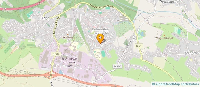 localisation de l'entreprise MONSIEUR RAYAN TIGHIDET  BEHREN-LES-FORBACH