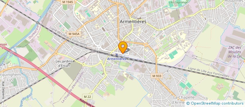 localisation de l'entreprise MONSIEUR RAYAN TILIOUINE à ARMENTIERES