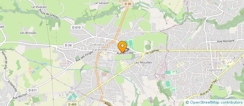 localisation de l'entreprise MONSIEUR RAYAN TOUAIMIA  GREZIEU-LA-VARENNE