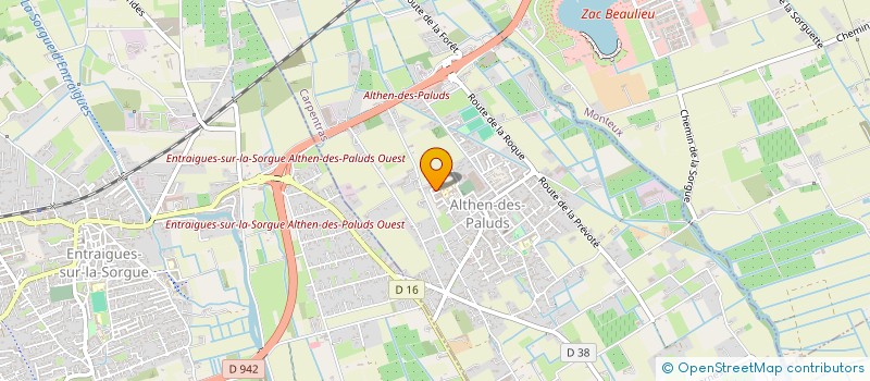 localisation de l'entreprise MONSIEUR RAYAN TOUIOUEL  ALTHEN-DES-PALUDS