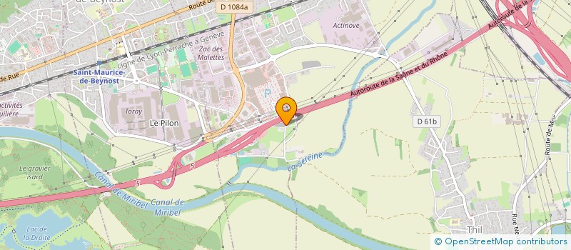 localisation de l'entreprise MONSIEUR RAYAN TROUDI  BEYNOST