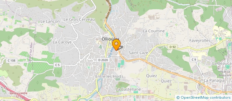localisation de l'entreprise MONSIEUR RAYAN VITAS à OLLIOULES
