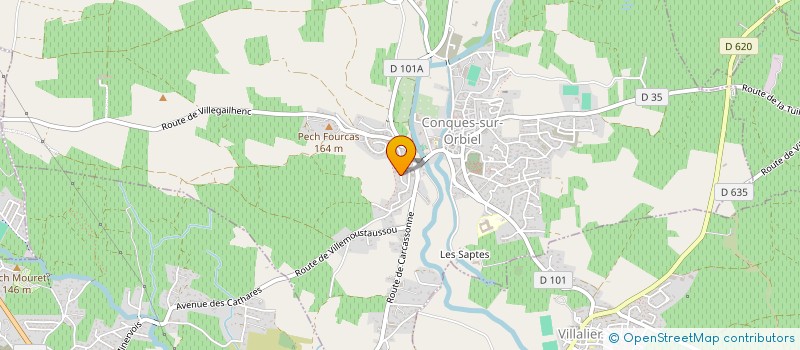 localisation de l'entreprise MONSIEUR RAYAN ZALLIF  CONQUES-SUR-ORBIEL