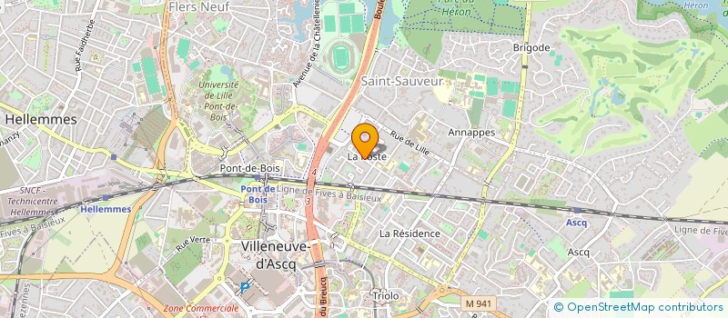 localisation de l'entreprise MONSIEUR RAYANE AABID à VILLENEUVE-D'ASCQ