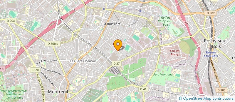 localisation de l'entreprise MONSIEUR RAYANE ABDELOUAHAB à MONTREUIL
