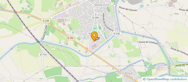 localisation de l'entreprise MONSIEUR RAYANE ADOUCH  MALLEMORT