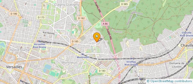 localisation de l'entreprise MONSIEUR RAYANE AHAMADA à VERSAILLES