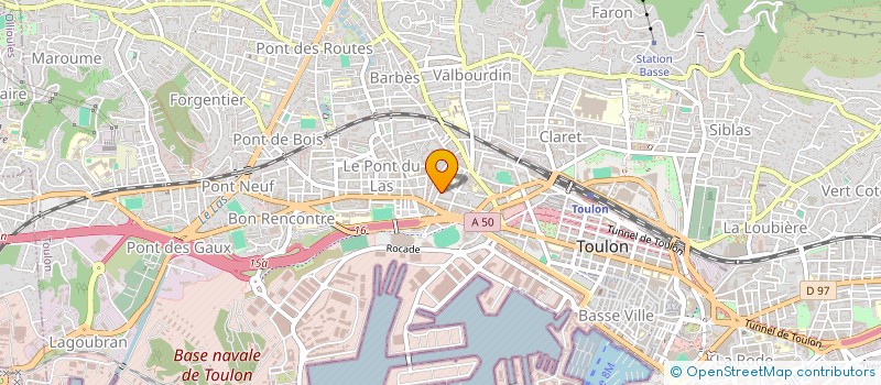 localisation de l'entreprise MONSIEUR RAYANE AHMED-YAHIA  TOULON