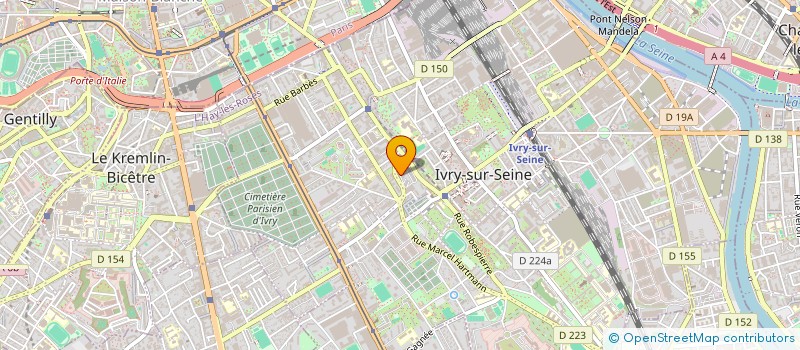 localisation de l'entreprise MONSIEUR RAYANE AIT ABDELKADER  IVRY-SUR-SEINE