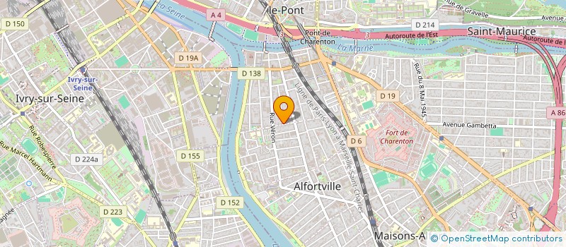 localisation de l'entreprise MONSIEUR RAYANE ALLA  ALFORTVILLE