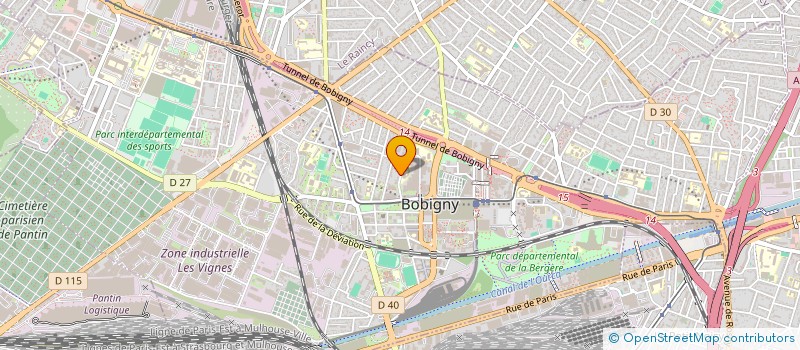 localisation de l'entreprise MONSIEUR RAYANE AMOKRANE  BOBIGNY