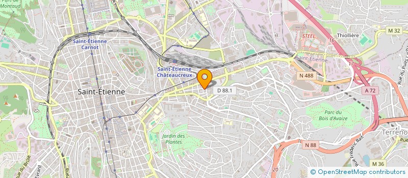 localisation de l'entreprise MONSIEUR RAYANE ATBA BENATBA  SAINT-ETIENNE