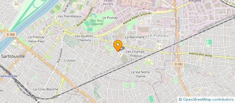 localisation de l'entreprise MONSIEUR RAYANE BABOU  SARTROUVILLE