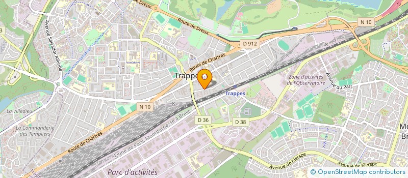 localisation de l'entreprise MONSIEUR RAYANE BADJA  TRAPPES