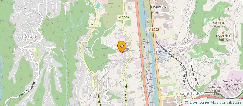 localisation de l'entreprise MONSIEUR RAYANE BARALLIER  LA GAUDE