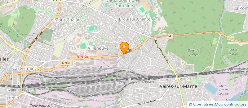 localisation de l'entreprise MONSIEUR RAYANE BELFATMI  BROU-SUR-CHANTEREINE