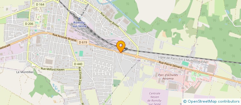 localisation de l'entreprise MONSIEUR RAYANE BEN SAID  ROMILLY-SUR-SEINE