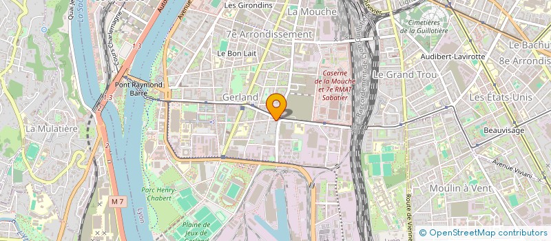 localisation de l'entreprise MONSIEUR RAYANE BENNAJI  LYON