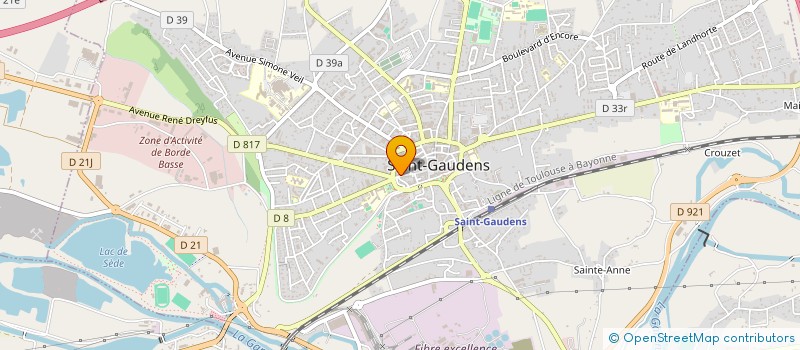 localisation de l'entreprise MONSIEUR RAYANE BENOTMANE  SAINT-GAUDENS