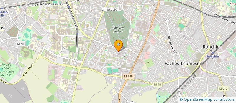 localisation de l'entreprise MONSIEUR RAYANE BORBIA  LILLE