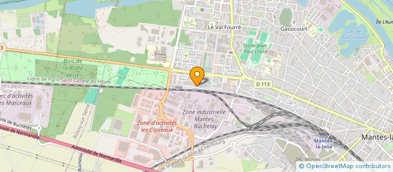 localisation de l'entreprise MONSIEUR RAYANE BOUDIAF  MANTES-LA-JOLIE