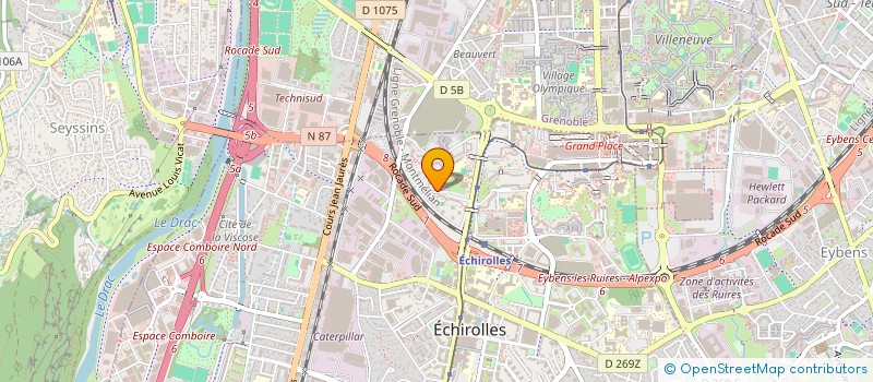 localisation de l'entreprise MONSIEUR RAYANE BOUDJEDRA à ECHIROLLES