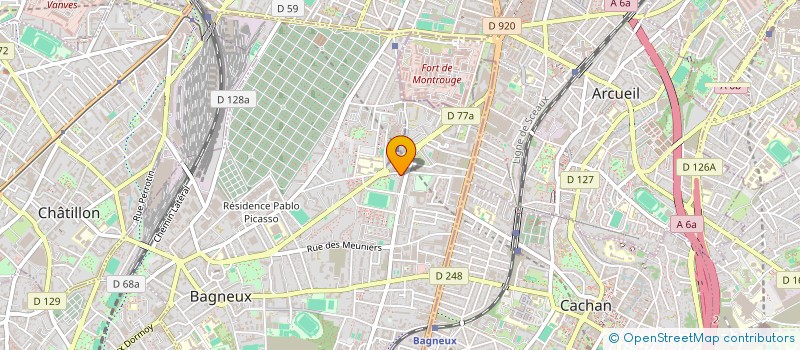 localisation de l'entreprise MONSIEUR RAYANE BOUHAFA à BAGNEUX