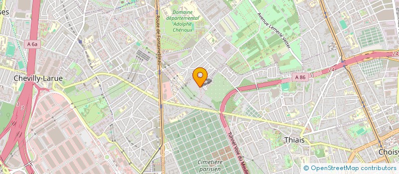 localisation de l'entreprise MONSIEUR RAYANE BOUKEF  THIAIS