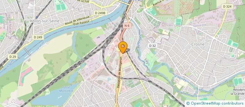 localisation de l'entreprise MONSIEUR RAYANE BOURDIM  MONTGERON