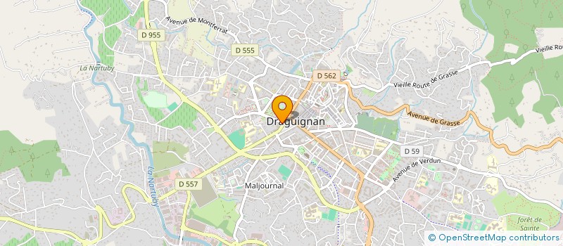 localisation de l'entreprise MONSIEUR RAYANE BOUROUFFALA  DRAGUIGNAN