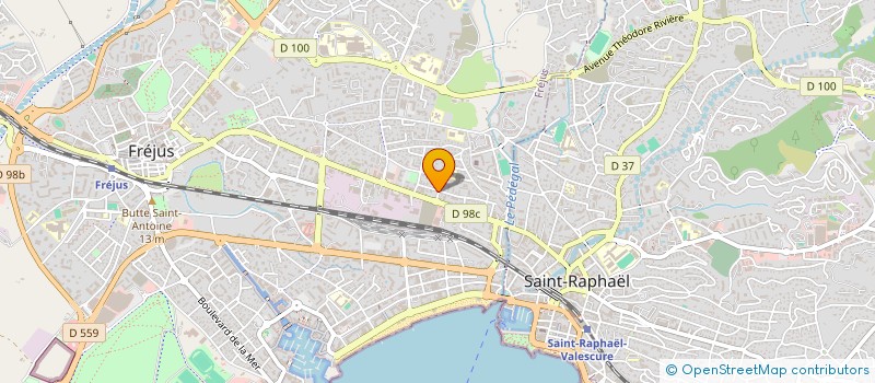 localisation de l'entreprise MONSIEUR RAYANE BOUSSAID à FREJUS