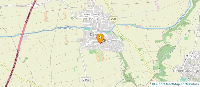 localisation de l'entreprise MONSIEUR RAYANE BOUTI  DINGSHEIM