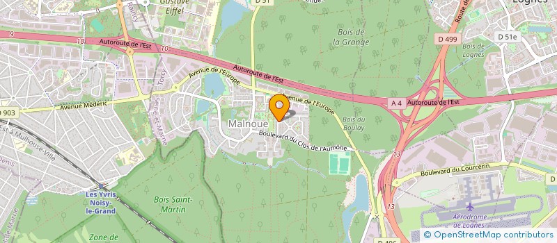 localisation de l'entreprise MONSIEUR RAYANE BOUZID  EMERAINVILLE