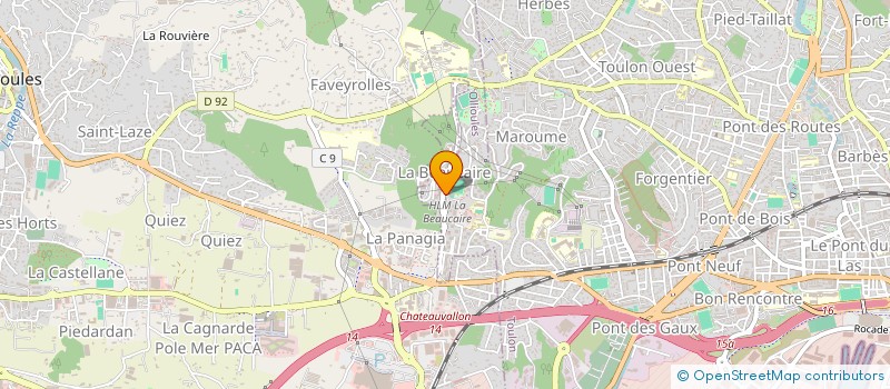 localisation de l'entreprise MONSIEUR RAYANE BRAHMIA  TOULON