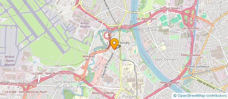 localisation de l'entreprise MONSIEUR RAYANE CHABANE  TOULOUSE