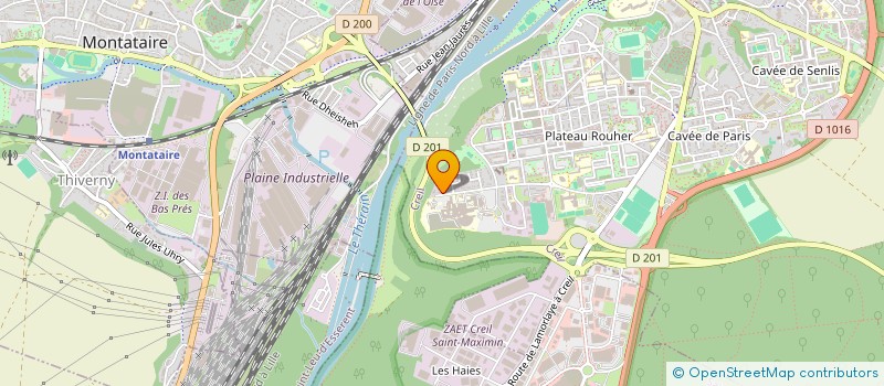 localisation de l'entreprise MONSIEUR RAYANE CHENAFI  CREIL