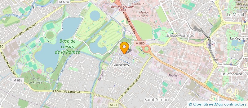 localisation de l'entreprise MONSIEUR RAYANE CHRETIEN à TOULOUSE