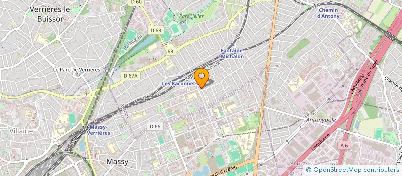 localisation de l'entreprise MONSIEUR RAYANE COFFIN à ANTONY