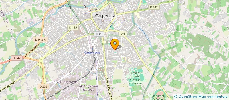 localisation de l'entreprise MONSIEUR RAYANE DARKAOUI  CARPENTRAS