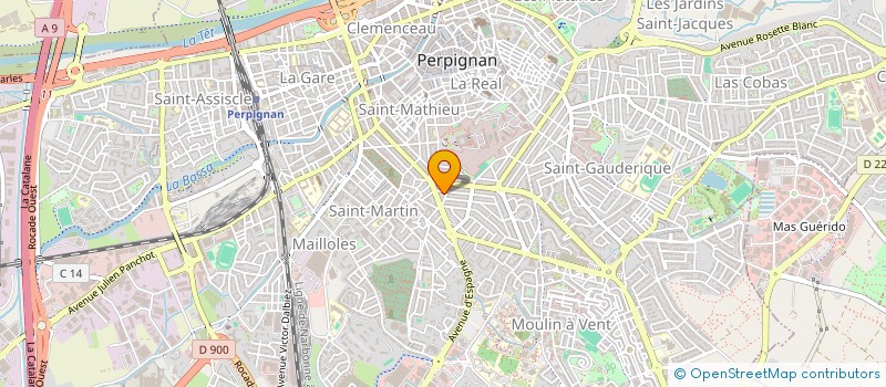 localisation de l'entreprise MONSIEUR RAYANE DETCHEVERRY  PERPIGNAN