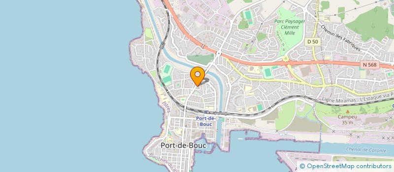 localisation de l'entreprise MONSIEUR RAYANE DJA BOUABDALLAH  PORT-DE-BOUC