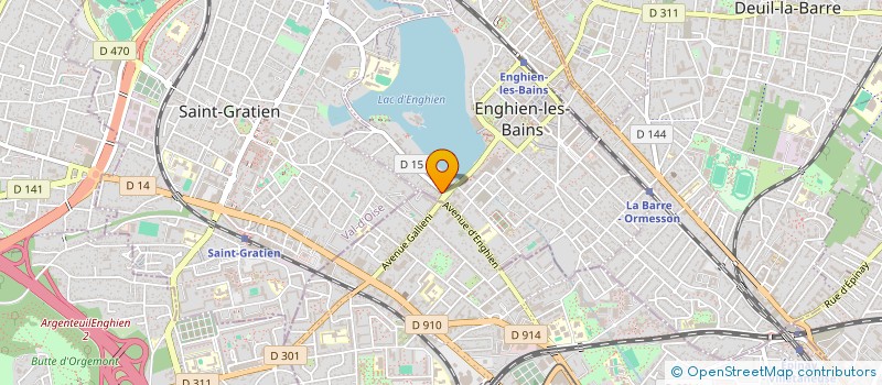 localisation de l'entreprise MONSIEUR RAYANE EL GUERROUJE  ENGHIEN-LES-BAINS