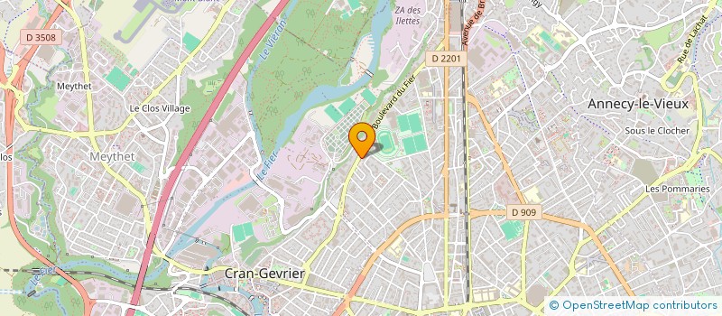 localisation de l'entreprise MONSIEUR RAYANE EL KANDOUSSI  ANNECY